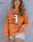 Rosy Brown SPOOKY SEASON Graphic Sweatshirt