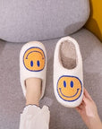 Rosy Brown Melody Smiley Face Slippers