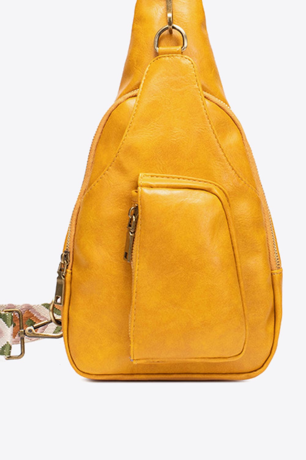 Goldenrod All The Feels PU Leather Sling Bag