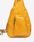 Goldenrod All The Feels PU Leather Sling Bag