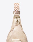 Beige All The Feels PU Leather Sling Bag