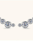 Lavender Blush Moissanite 925 Sterling Silver Stud Earrings