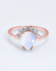 Lavender 925 Sterling Silver Moonstone Ring