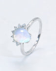 Lavender 925 Sterling Silver Moonstone Ring