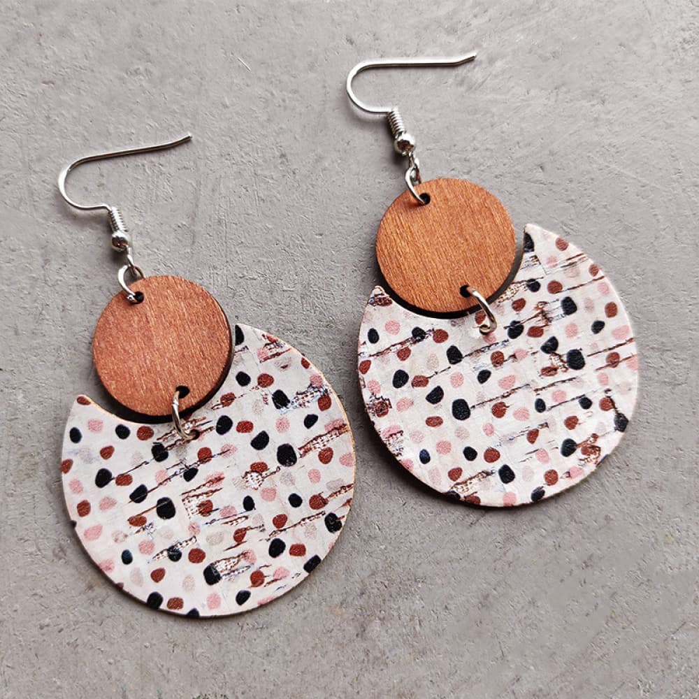 Dark Gray Ms.Pac-Man Shape Dangle Earrings