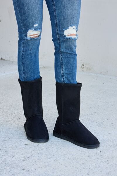 Light Gray Forever Link Thermal Lined Flat Boots