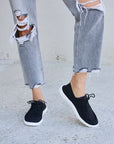 Gray Forever Link Flat Round Toe Lace-Up Sneakers