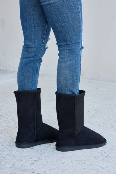 Light Gray Forever Link Thermal Lined Flat Boots