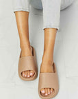 Light Gray NOOK JOI In My Comfort Zone Slides in Beige