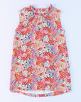 Lavender Floral Mock Neck Tank Top