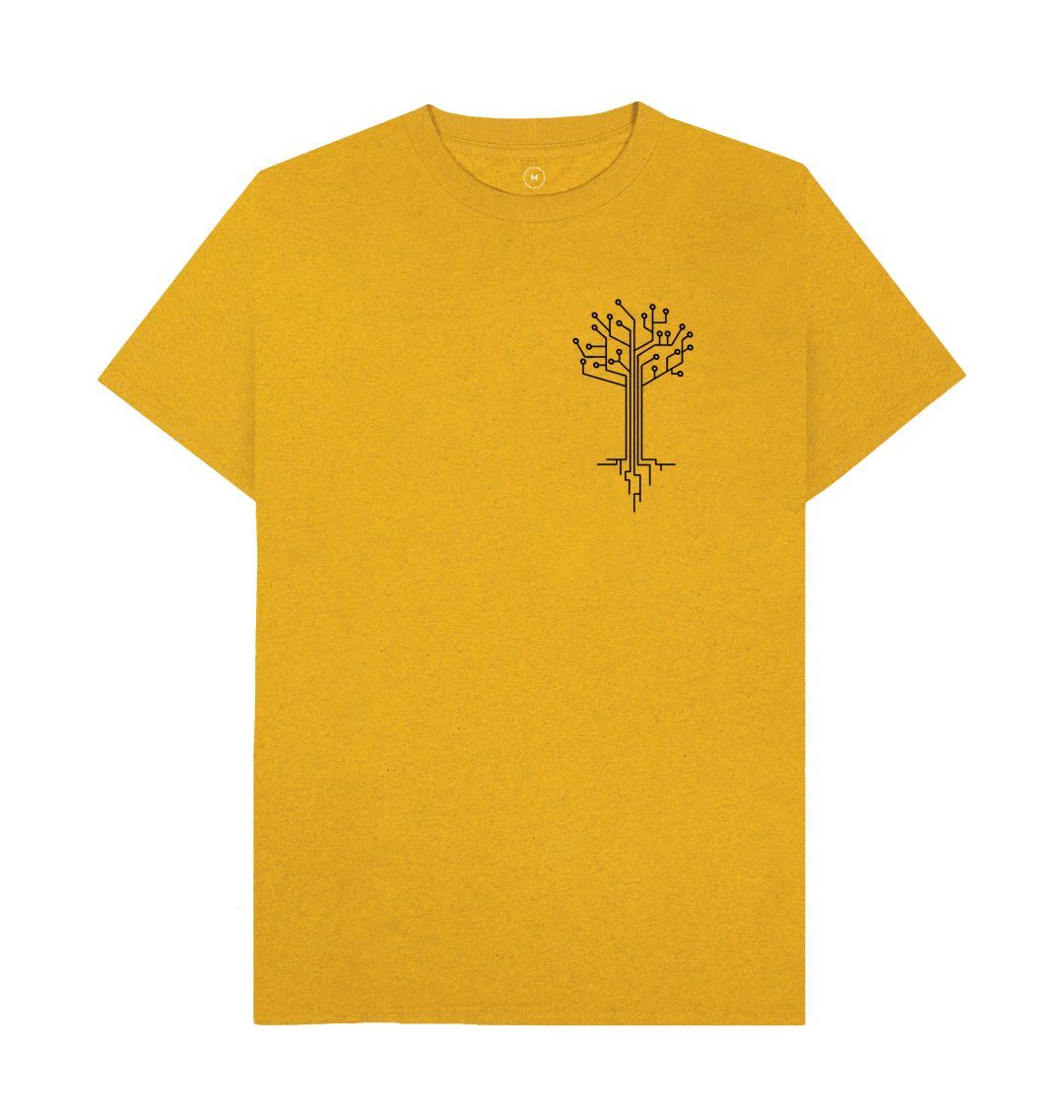 Goldenrod Do Nature Sentient Beauty Fashions Recycled Printed T-Shirt