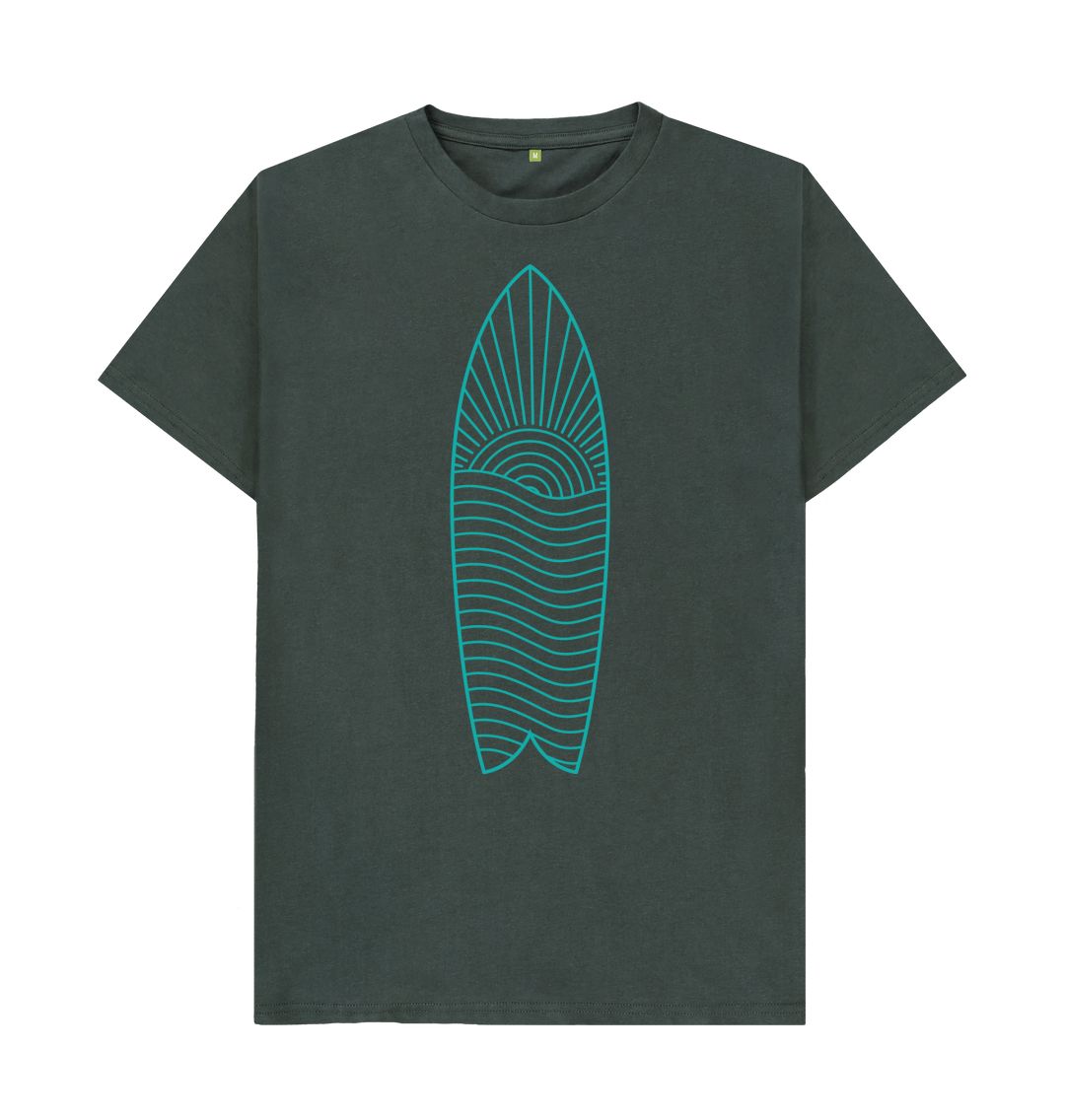 Dark Slate Gray Do Surf Sentient Beauty Fashions Printed T-shirt